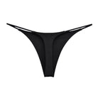 NKD Midnight Black String Thong Underwear for Women – product photo on white background
