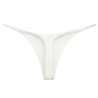 NKD Pure White String Thong Underwear for Women – product photo on white background