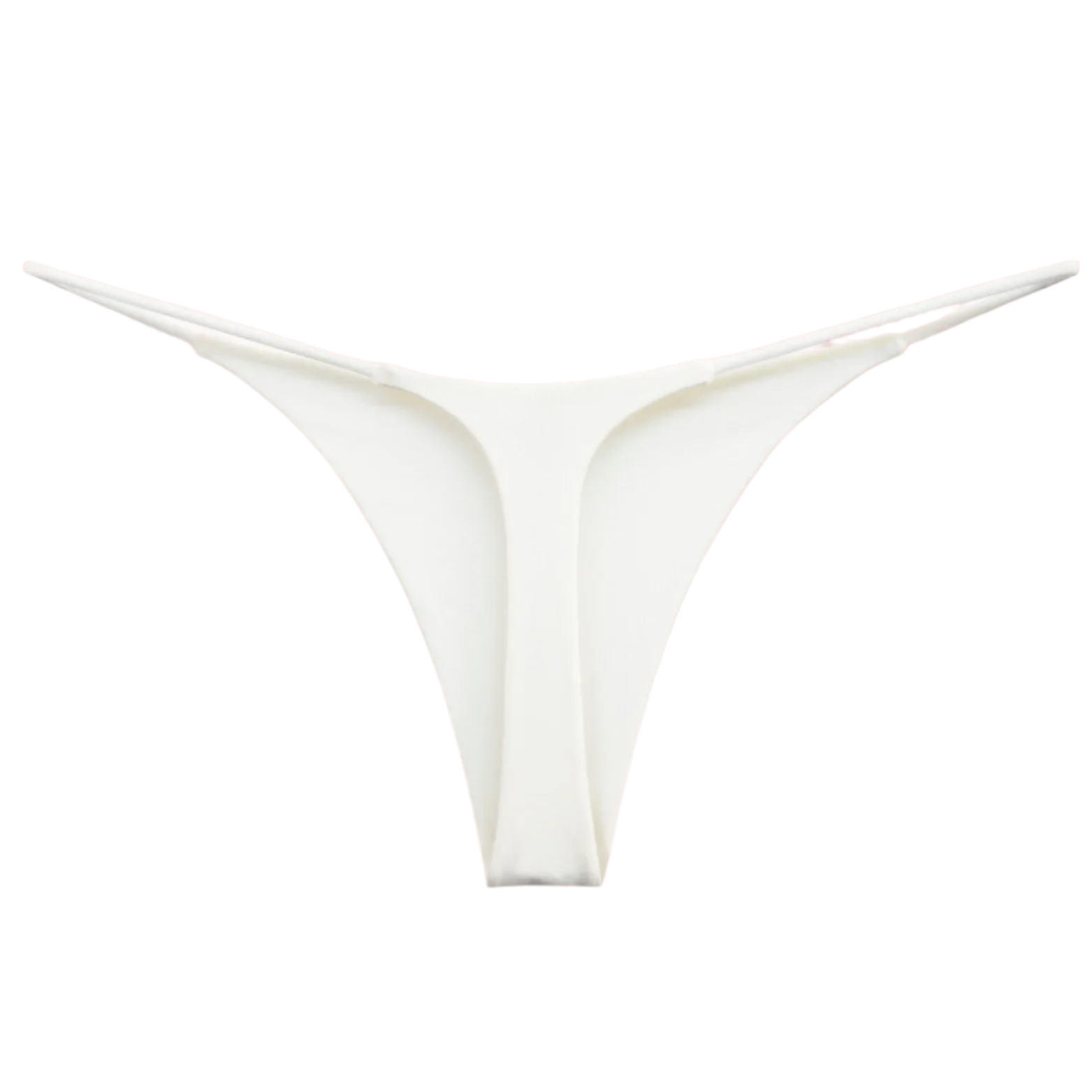 NKD Pure White String Thong Underwear for Women – product photo on white background
