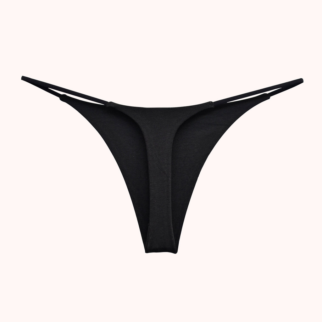 Black Thongs underwear