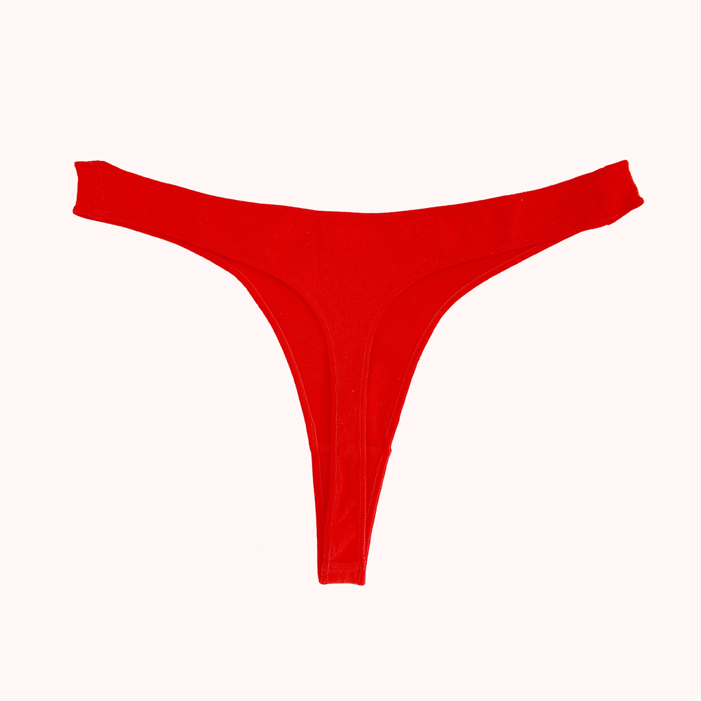 Red briefs underwear for women