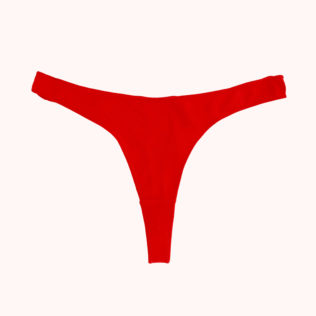 Red briefs underwear for women