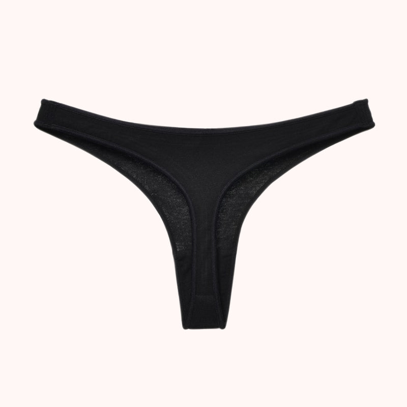Black briefs underwear for women