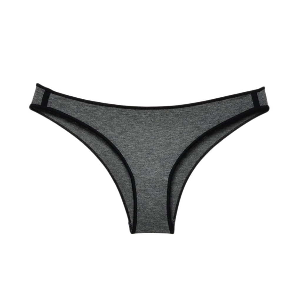 NKD Soft Curve Grey Thong Underwear for Women - Flat Lay