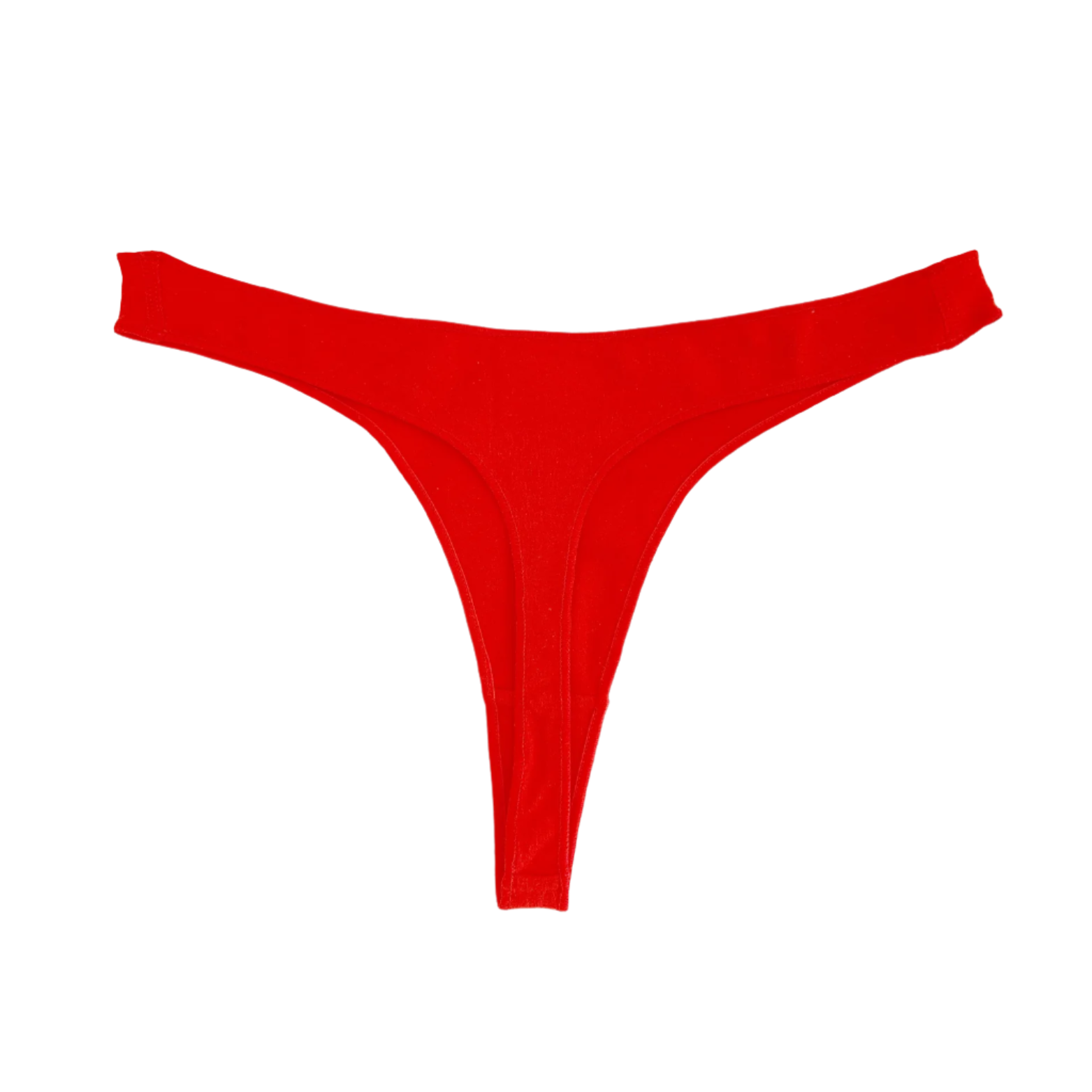 NKD Signature Red Thong Underwear for Women – product photo on white background